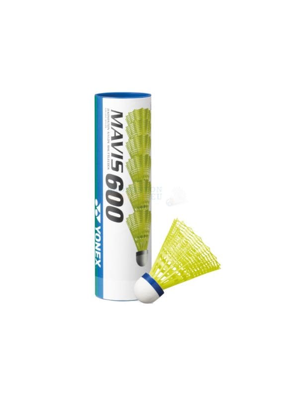 YONEX MAVIS 600 BADMINTON NYLON SHUTTLES / SHUTTLECOCKS YELLOW - SET OF 6 - Image 4